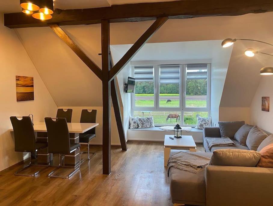 Wunderschoene Ferienwohnung Auf Dem Bauernhof جريفن المظهر الخارجي الصورة